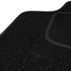 Tapetes de feltro para carros Ford Transit Custom (2012-2023) - Tapetes para carros preta