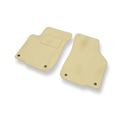 Tapetes de veludo para carros SEAT Leon I Hatchback (1998-2006) - Tapetes para carros bege