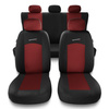 Capas de carro universais para Mercedes-Benz Classe C W202, W203, W204, W205, W206 (1993-....) - vermelho