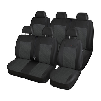 Conjunto de capas para bancos de carro Citroen Jumper III Van (2014-....) 7 luga