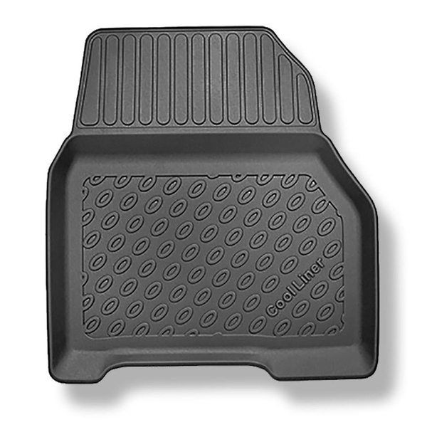 Conjunto de tapetes de bagageira e tapetes de carro feitos sob medida para Renault Kangoo II Van (01.2008-04.2021) - 5 lugares; espaçamento entre eixos 2.697 mm; sem terceira fileira