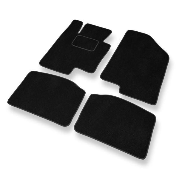 Tapetes de veludo para carros Kia Optima III Combo, Sedan (2011-2014) - Tapetes para carros preta