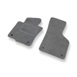 Tapetes de veludo para carros Volkswagen Passat B7 Sedan, Variant (2010-2014) - Tapetes para carros cinza