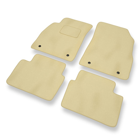 Tapetes de veludo para carros Opel Insignia I (2008-2017) - Tapetes para carros bege