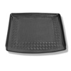 Tapete para a bagageira projetado para Volkswagen Caddy Life Mixt, Comfortline Mixt, Trendline Mixt Combo (2004-10.2020) - 5 lugares; isolamento acústico nas paredes do porta-malas; com grade de fábrica atrás da segunda fileira de assentos