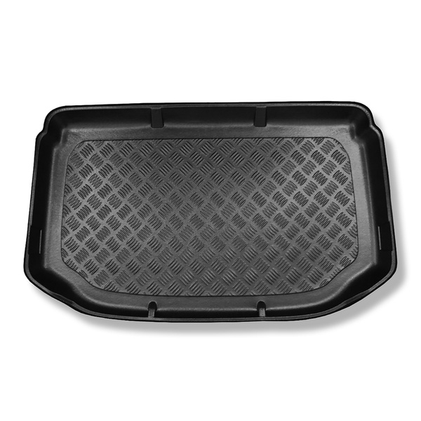 Tapete para a bagageira projetado para Chevrolet Aveo T300 Hatchback (06.2011-10.2020) - parte superior do porta-malas; para carros com base dupla no porta-malas