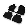 Tapetes de veludo para carros Subaru XV SUV (2012-2017) - Tapetes para carros preta