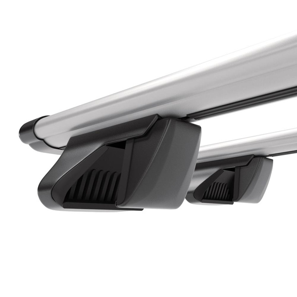 Suporte de tejadilho compatível com Hyundai Tucson SUV (2015-2017) - bagageiro prata - mala de teto - rack de barras - barras - Alumínio