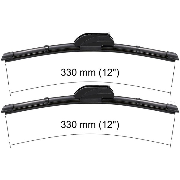 Escovas limpa-vidros para pára-brisas para Land Rover Defender II, III SUV (08.1990-02.2016) - planas