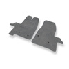 Tapetes de veludo para carros Ford Transit VIII (2013-....) - Tapetes para carros cinza