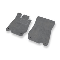 Tapetes de veludo para carros Mercedes-Benz SL R230 (2002-2012) - Tapetes para carros cinza