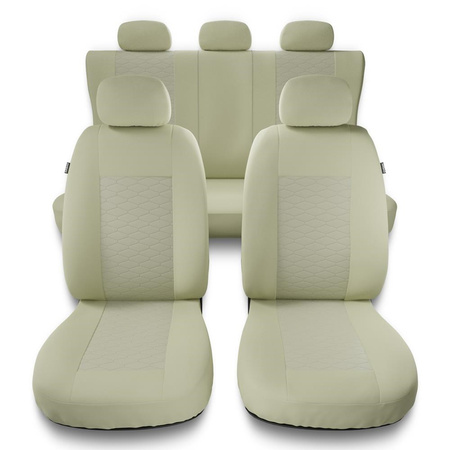 Capas de carro universais para Audi A4 B5, B6, B7, B8, B9 (1995-2024) - Tipo 3 (bege)