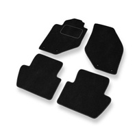 Tapetes de veludo para carros Volvo C70 I (1997-2006) - Tapetes para carros preta