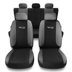 Capas de carro universais para Subaru Forester I, II, III, IV, V (1997-2019) - prata