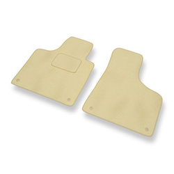 Tapetes de veludo para carros Audi A3 II 8P Hatchback, Convertível, Sportback (2003-2012) - Tapetes para carros bege