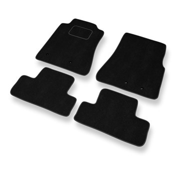 Tapetes de veludo para carros Ford Mustang V (2005-2014) - Tapetes para carros preta