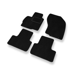 Tapetes de veludo para carros Mitsubishi ASX SUV (2010-2021) - Tapetes para carros preta