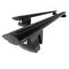 Suporte de tejadilho compatível com Citroen Nemo Van (2008-2017) - bagageiro preto - mala de teto - rack de barras - barras - Alumínio