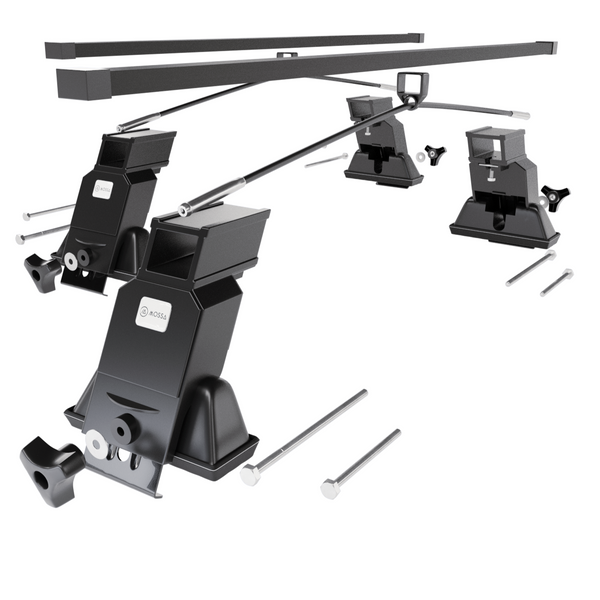 Suporte de tejadilho compatível com Citroen Xsara Hatchback (1991-2006) - bagageiro preto - mala de teto - rack de barras - sem elementos de montagem - Aço