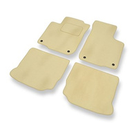 Tapetes de veludo para carros Volkswagen Golf IV (1997-2006) - Tapetes para carros bege