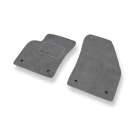 Tapetes de veludo para carros Volvo C70 II (2006-2014) - Tapetes para carros cinza