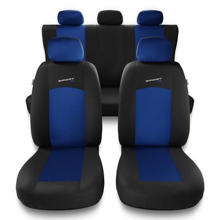 Capas de carro universais para BMW X5 E53, E70, F15, G05 (2000-2019) - azul