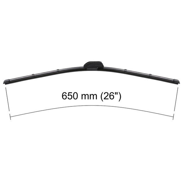 Escovas limpa-vidros para pára-brisas para Citroen C1 I Hatchback (06.2005-12.2014) - planas