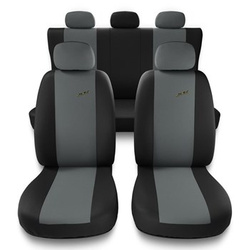 Capas de carro universais para BMW X1 I, II (2009-2022) - cinza claro