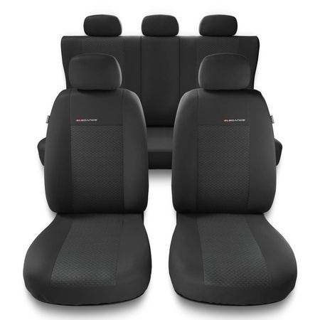 Capas de carro universais para Audi A4 B5, B6, B7, B8, B9 (1995-2024) - Tipo 3 (cinza)