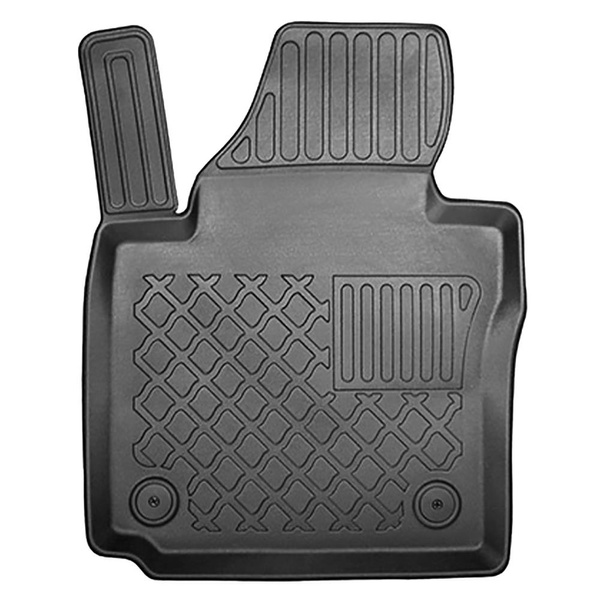 Conjunto de tapetes de bagageira e tapetes de carro feitos sob medida para Volkswagen Caddy IV Maxi Van (10.2007-10.2020) - Startline; 5 lugares; sem terceira fileira