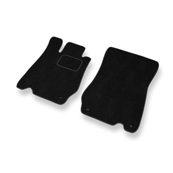 Tapetes de veludo para carros Mercedes-Benz SL R230 (2002-2012) - Tapetes para carros preta