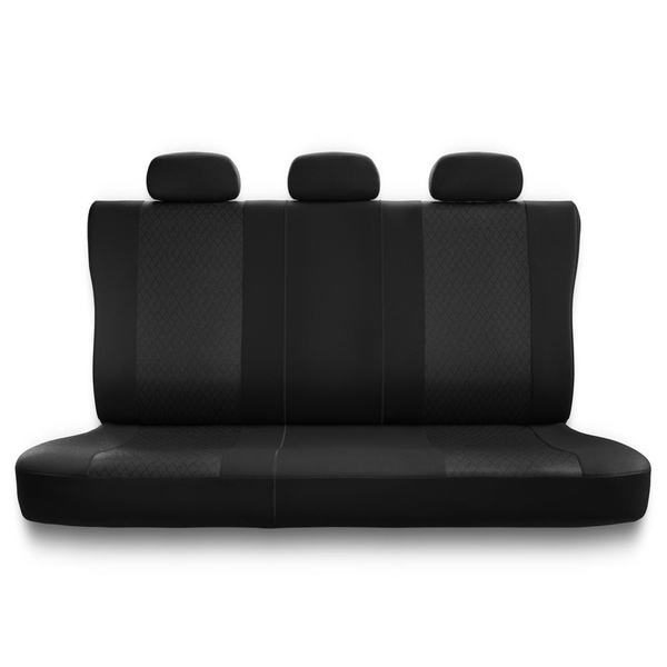 Capas de carro universais para Volkswagen Caddy II, III, IV, V (1995-....) - cinza