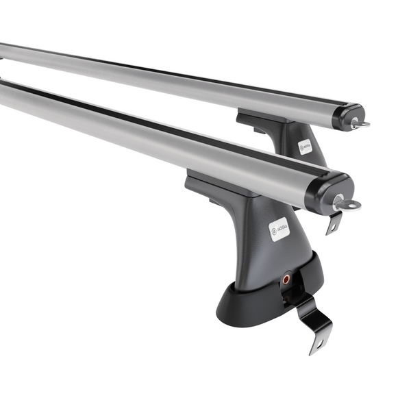 Suporte de tejadilho compatível com Skoda Superb III Liftback (2015-2024) - bagageiro prata - mala de teto - rack de barras - sem elementos de montagem - Alumínio