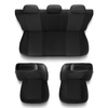 Capas de carro universais para Dacia Dokker (2012-2019) - cinza escuro