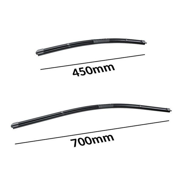 Escovas limpa-vidros para pára-brisas para Tesla Model S Coupé (08.2011-....) - planas