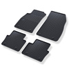 Tapetes de borracha para automóveis Opel Insignia I Liftback, Sedan, Sports Tourer (2008-2017) - preto - 4 pcs.