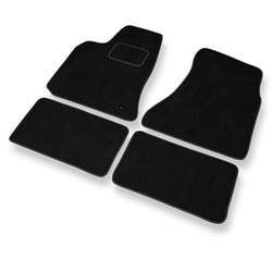 Tapetes de veludo para carros Chrysler 300C I Sedan, Touring (2005-2010) - Tapetes para carros preta