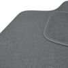 Tapetes de veludo para carros BMW X3 I E83 (2000-2010) - Tapetes para carros cinza