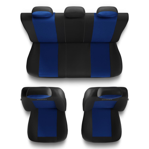 Capas de carro universais para Toyota Proace I, II (2013-....) - azul