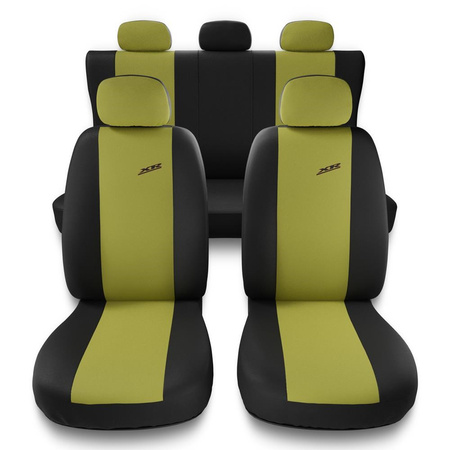 Capas de carro universais para Nissan Micra K11, K12, K13, K14 (1992-2019) - amarelo