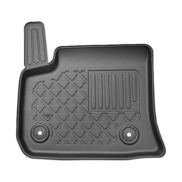 Conjunto de tapetes de bagageira e tapetes de carro feitos sob medida para Fiat 600e Hatchback (09.2023-....) - parte inferior do porta-malas; sem base móvel de porta-malas