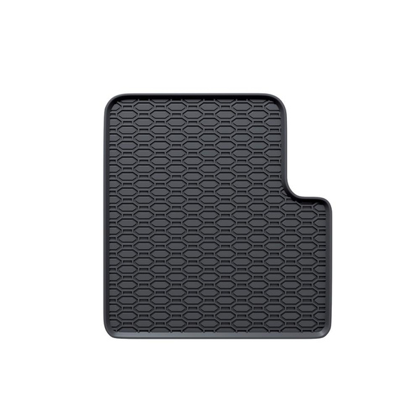 Tapetes de borracha para automóveis Fiat Panda III Hatchback (2012-....) - preto - 4 pcs.