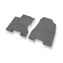 Tapetes de veludo para carros Nissan X-trail II SUV (2007-2013) - Tapetes para carros cinza