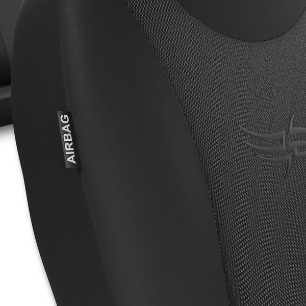 Capas de carro universais para Mitsubishi Outlander I, II, III (2001-2022) - cinza escuro