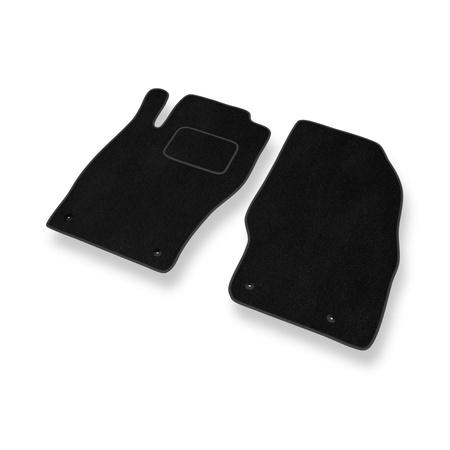 Tapetes de veludo para carros Opel Corsa D (2006-2014) - Tapetes para carros preta