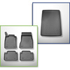 Conjunto de tapetes de bagageira e tapetes de carro feitos sob medida para BMW Série 5 G60, G90 Limousine (10.2023-....) - não para a versão elétrica