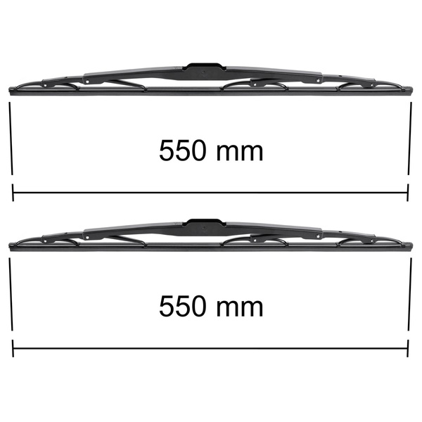 Escovas limpa-vidros para pára-brisas para Peugeot Partner I Van (07.1996-10.2011) - standard