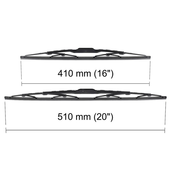 Escovas limpa-vidros para pára-brisas para Hyundai Atos Hatchback (09.1997-03.2008) - standard