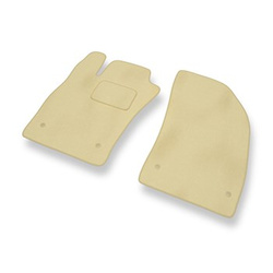 Tapetes de veludo para carros Fiat Tipo II Hatchback, Combo, Sedan (2015-....) - Tapetes para carros bege