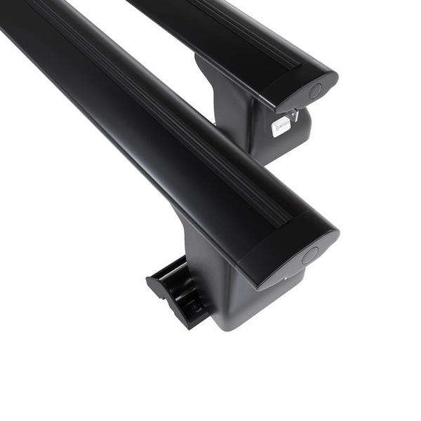 Suporte de tejadilho compatível com Toyota ProAce Van (2013-2016) - bagageiro preto - mala de teto - rack de barras - pontos de montagem - Alumínio